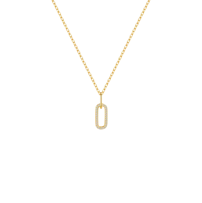 Pavé Rhombus Necklace