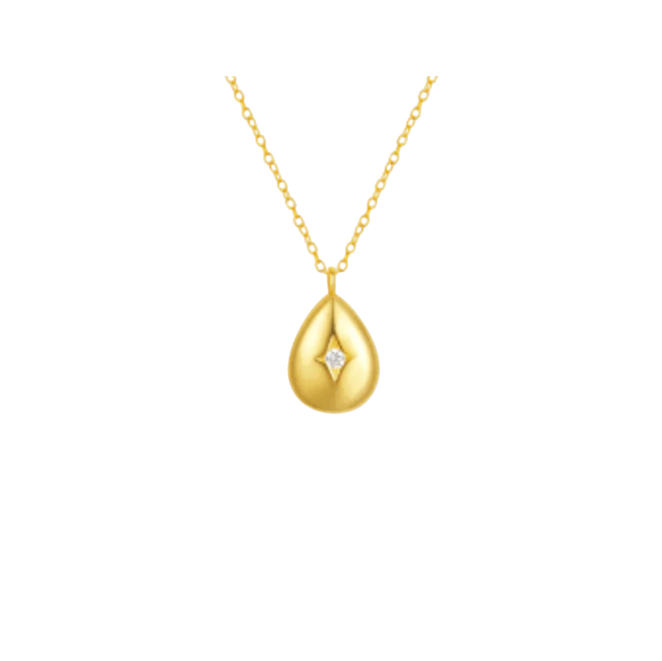 Teardrop Crystal Necklace
