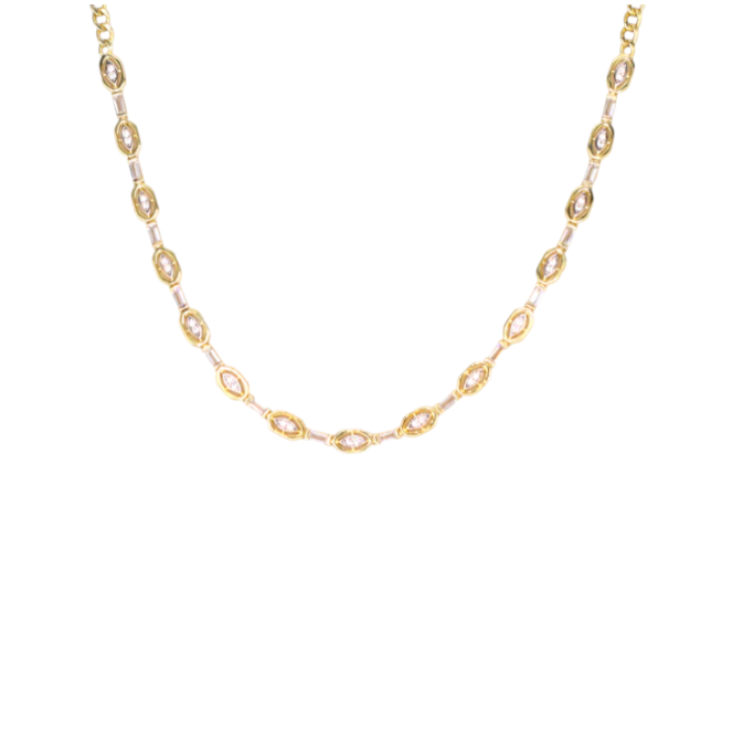 Bijoux Baguettes Sparkle Necklace
