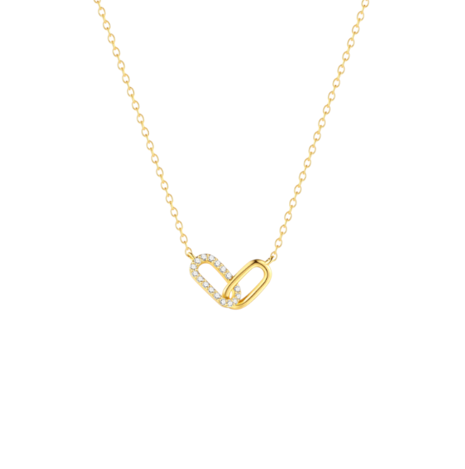 Linked Pavé Bold Necklace