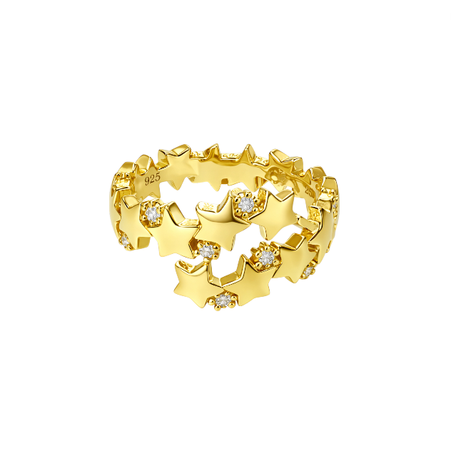 Starry Twist Ring