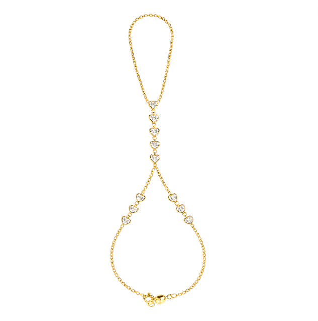 Connected Hearts Handchain ||