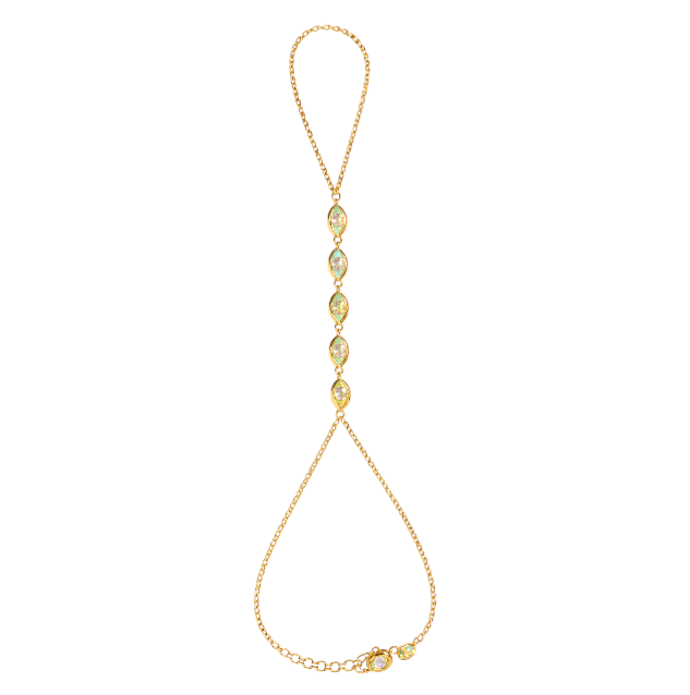 Connected Marquise Stones Handchain