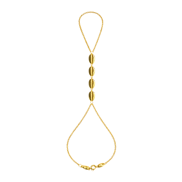 Gold Seashells Handchain