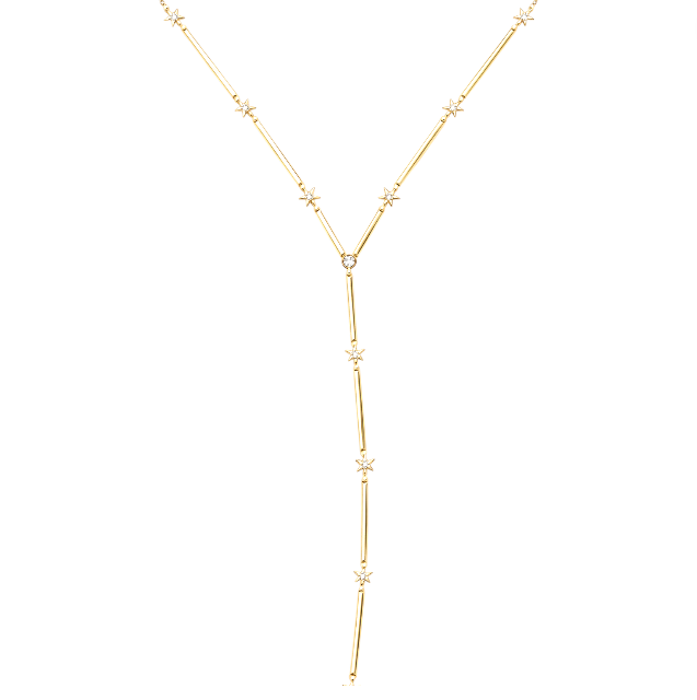 North Star Bars Lariat Necklace