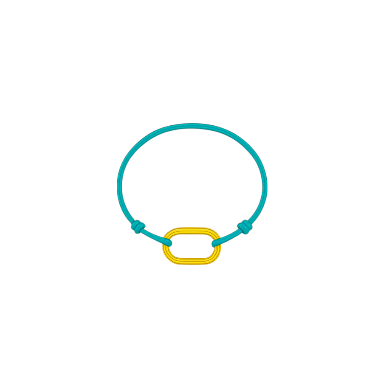 Oval Lock Cord Bracelet