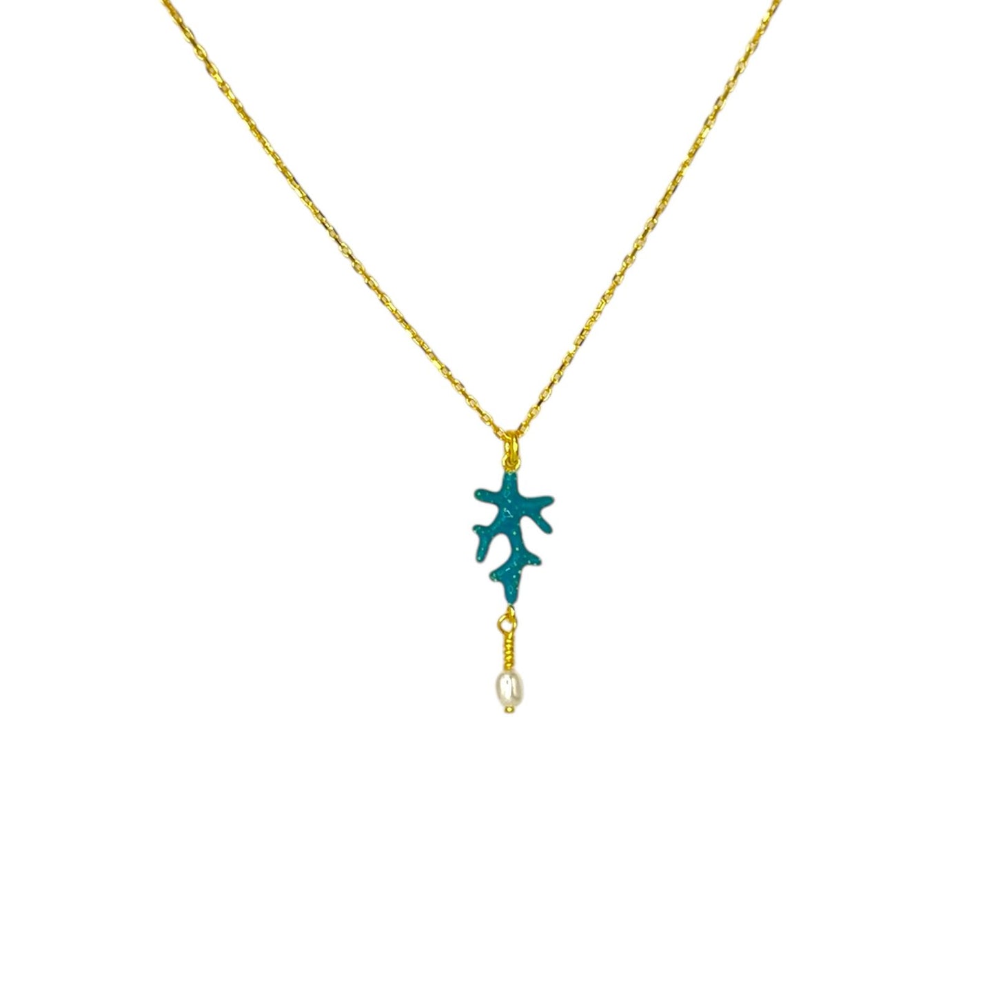 Pearl Marine Coral Necklace