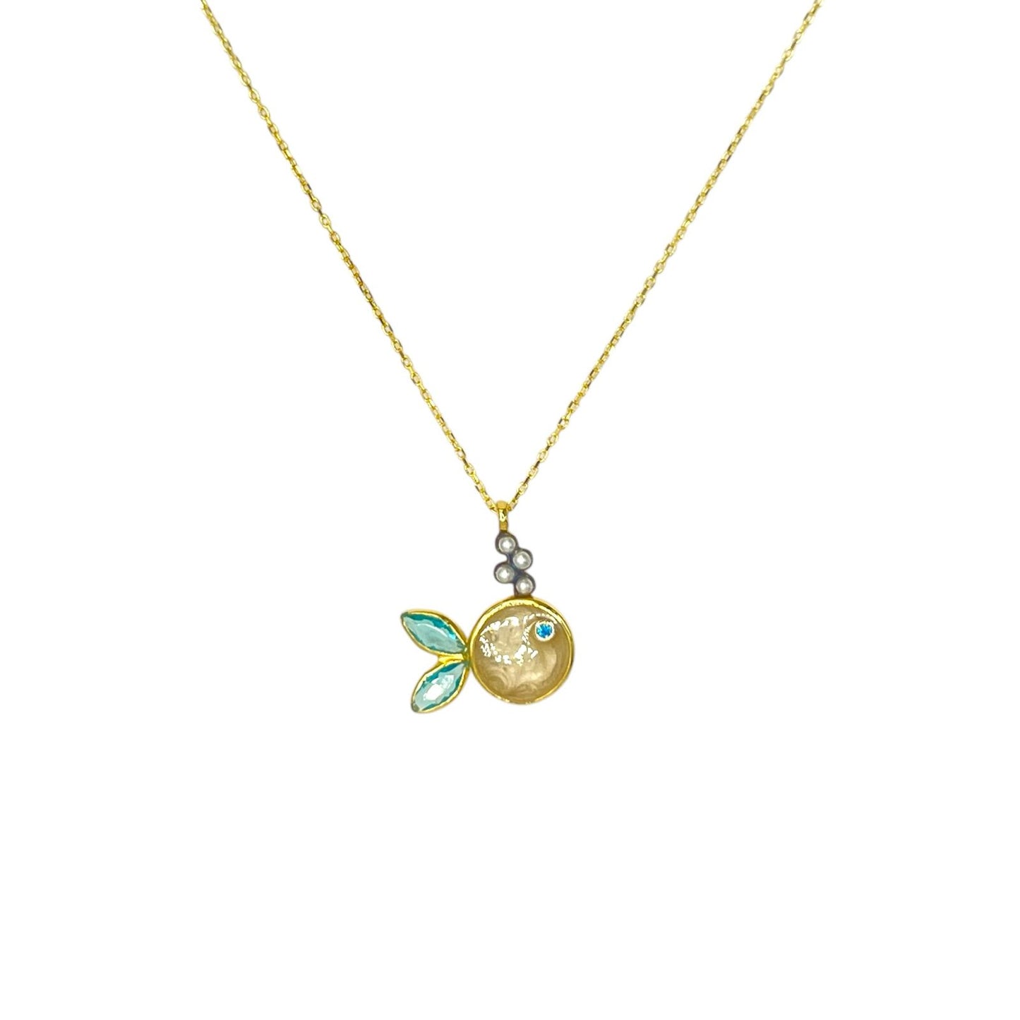 Pearls Marine Fish Necklace