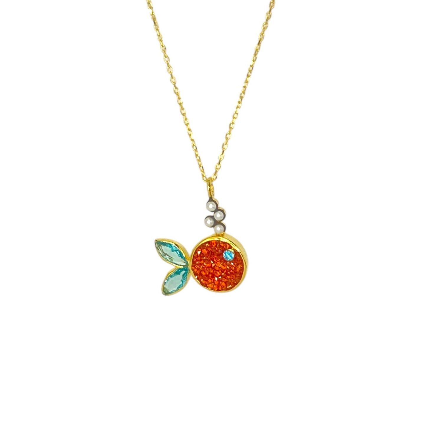 Pearls Marine Fish Necklace