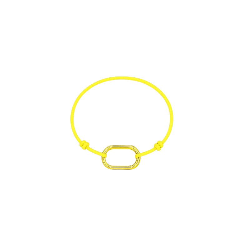 Oval Lock Cord Bracelet