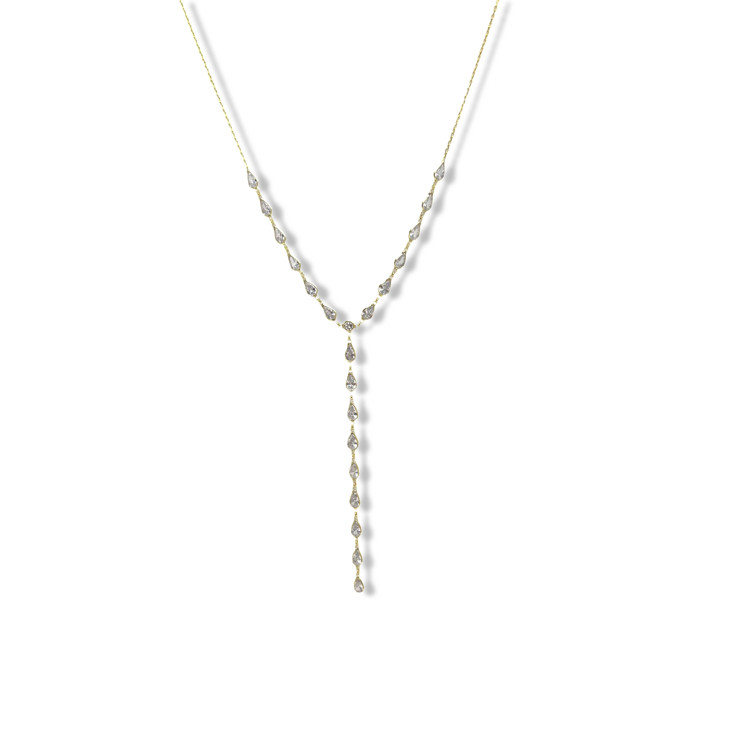 Teardrops Lariat Necklace