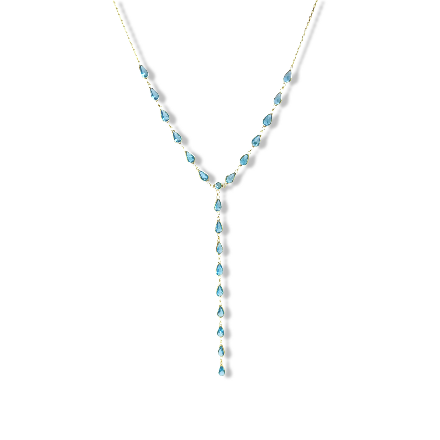 Teardrops Lariat Necklace