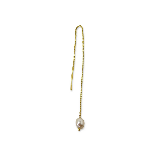 Pearl Threader Earring