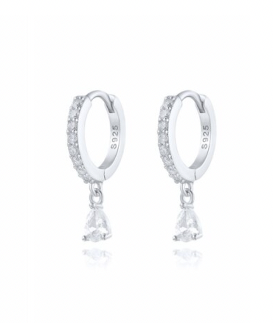 Diamond Stud Hoops