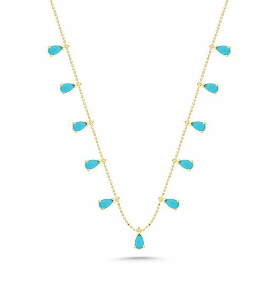 Dangling Pears Necklace