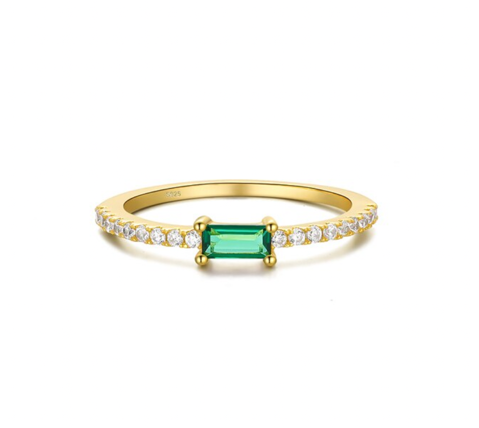 Baguette Pavé Ring