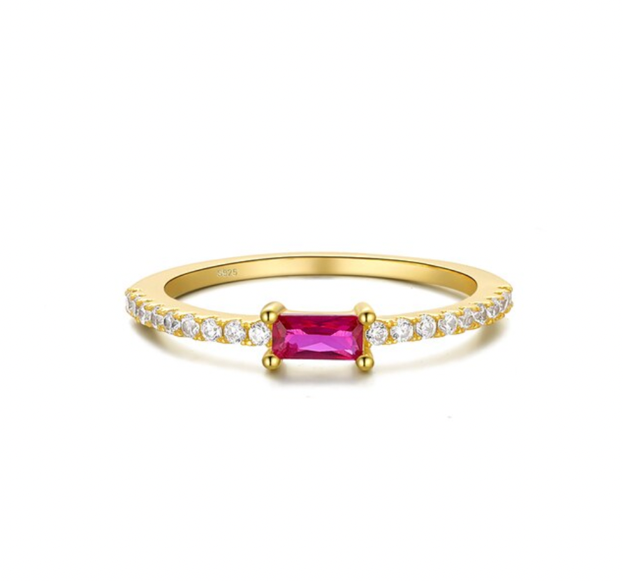Baguette Pavé Ring