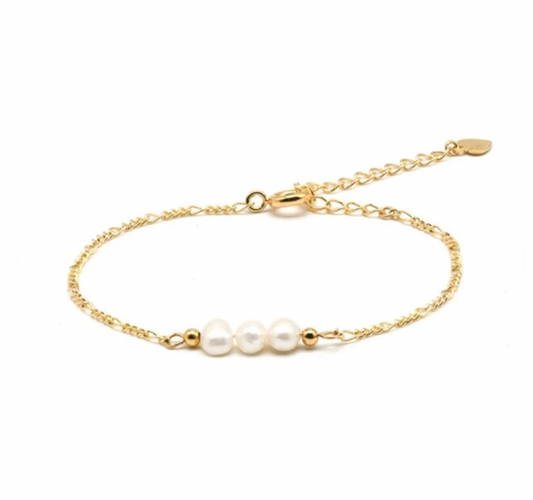 Three Pearls Bracelet