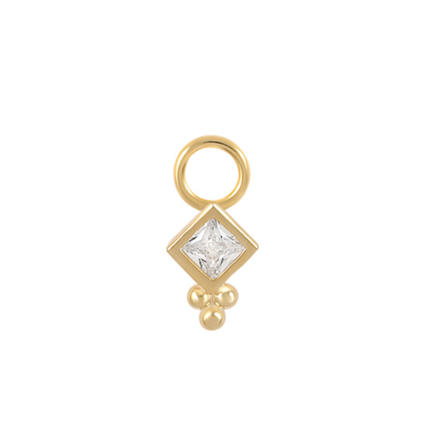 Rhombus Crystal Charm