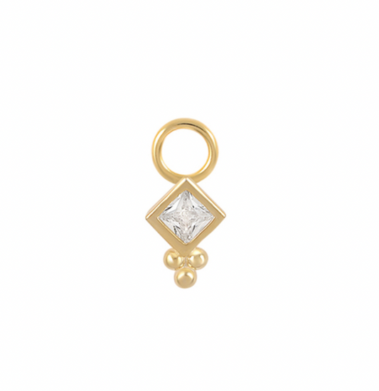 Rhombus Crystal Charm