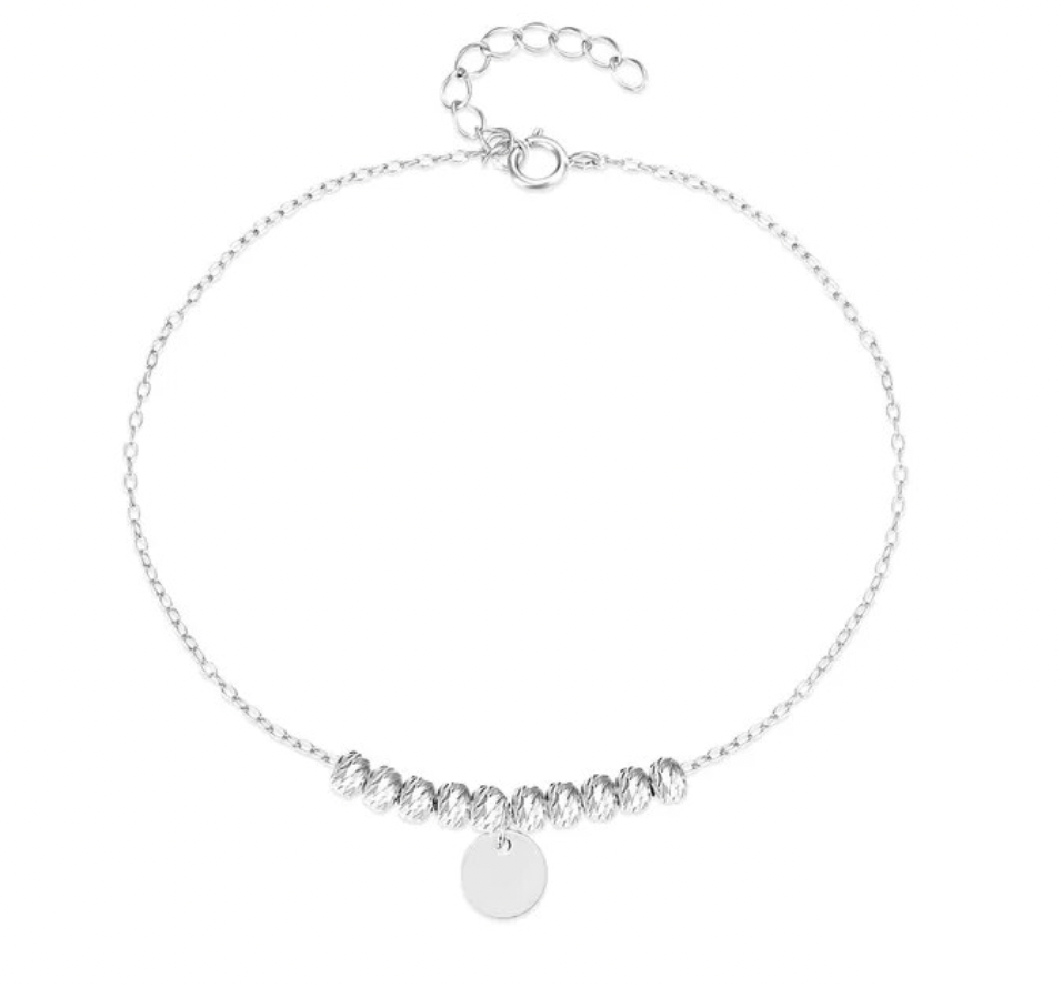 Dangling Coin Beads Bracelet