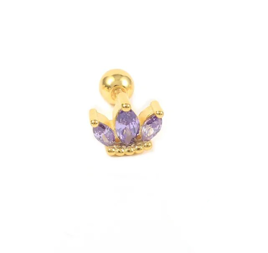 Small Crown Stud