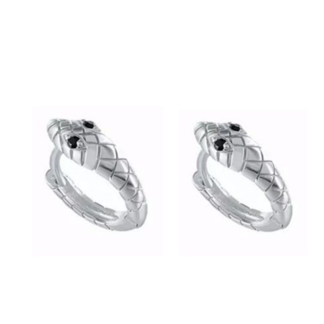 Snake Huggie Hoops