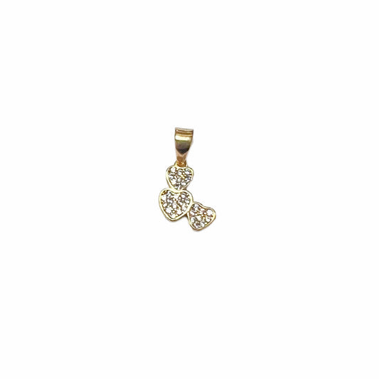 Triple Hearts Charm