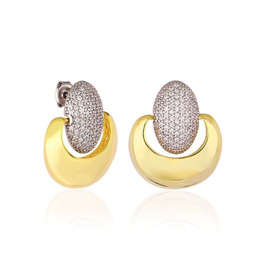 Pavé Abstract Earrings