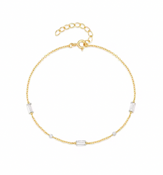 Triple Baguettes Bracelet
