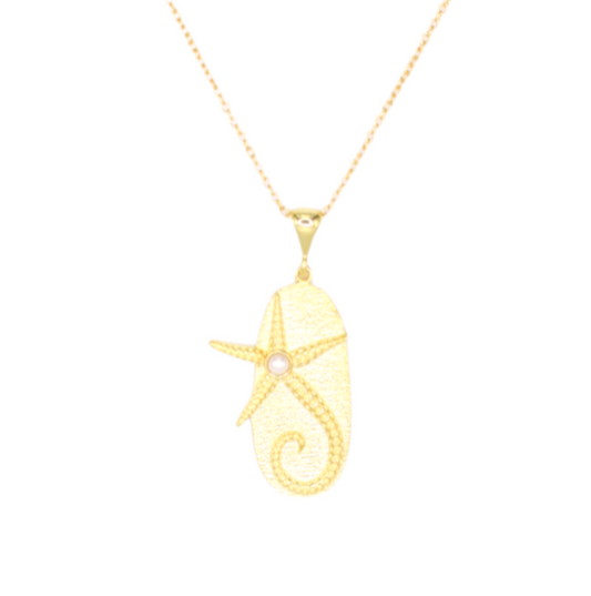 Fossil Starfish Necklace
