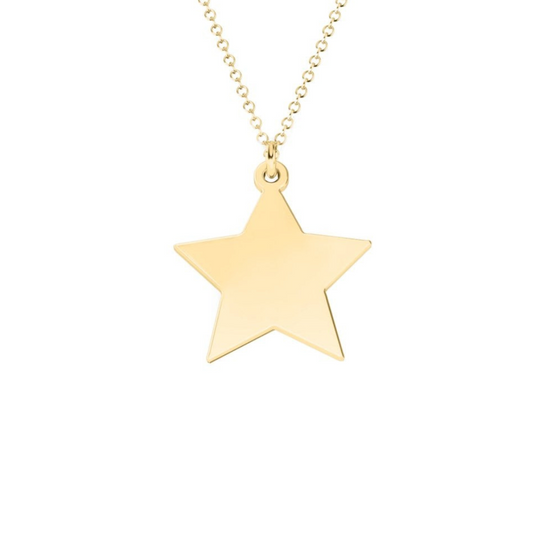 Engravable Star Necklace