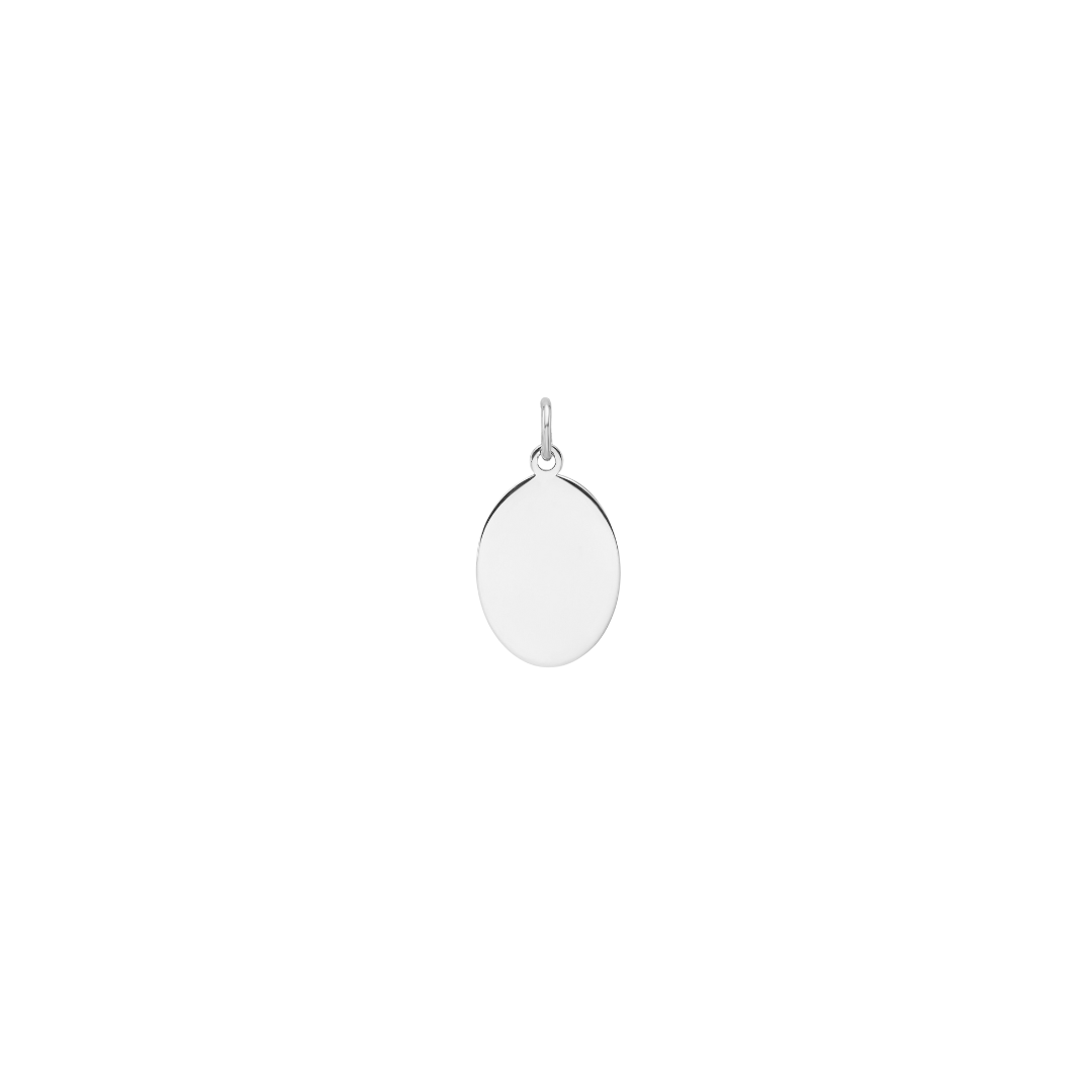 Mini Engravable Oval Charm