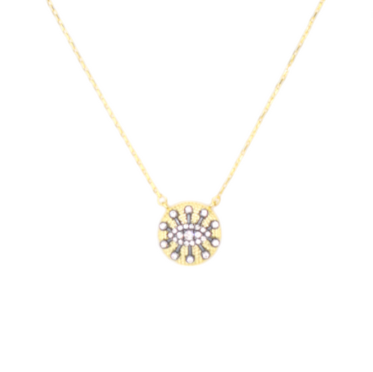 Blooming Evil Eye Necklace