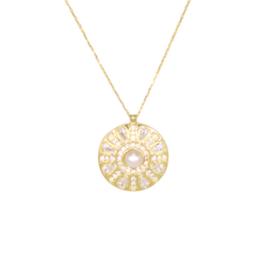 Pearl Halo Necklace