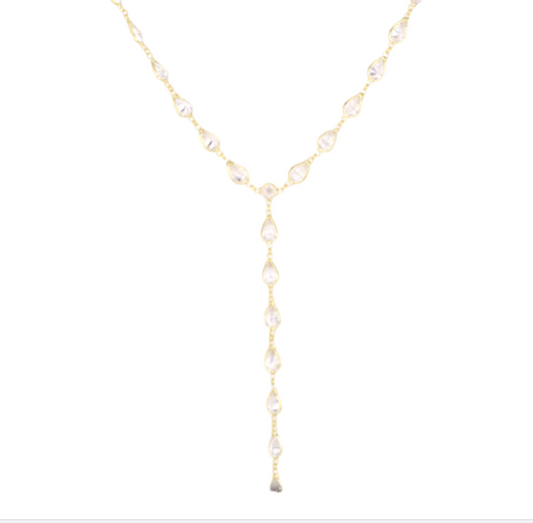 Teardrops Lariat Necklace