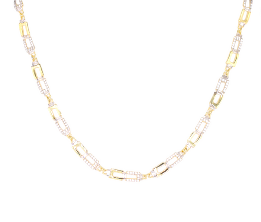 Pavé Strap Necklace