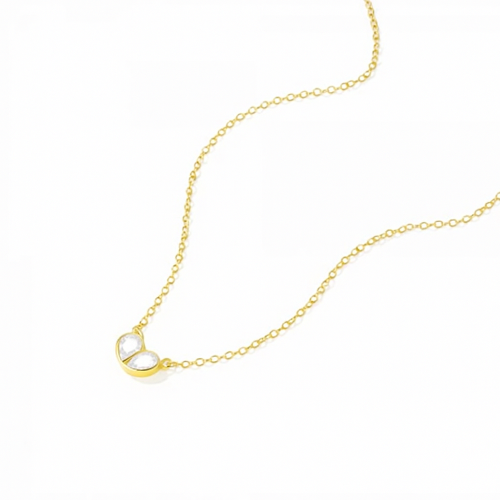 Heart Crystal Necklace