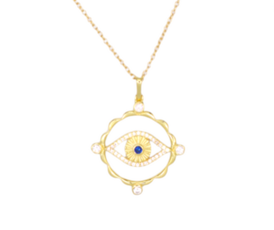 Boho Evil Eye Necklace