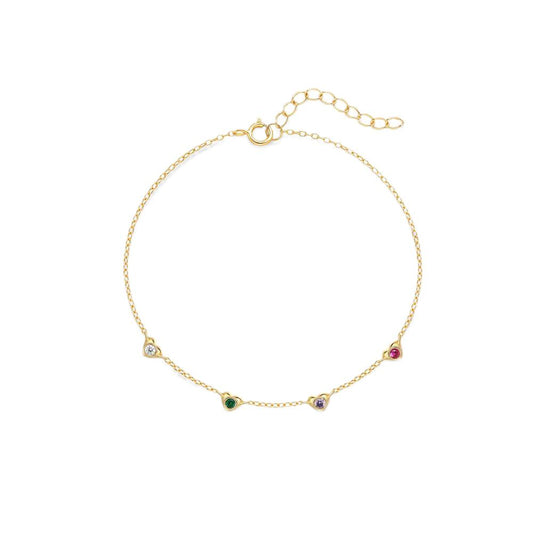 Colorful Hearts Bracelet