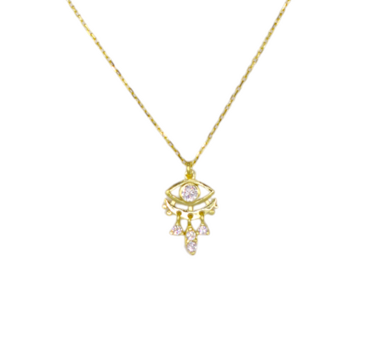 Evil Eye Drop Necklace