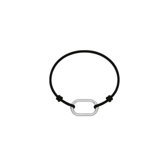 Oval Lock Cord Bracelet