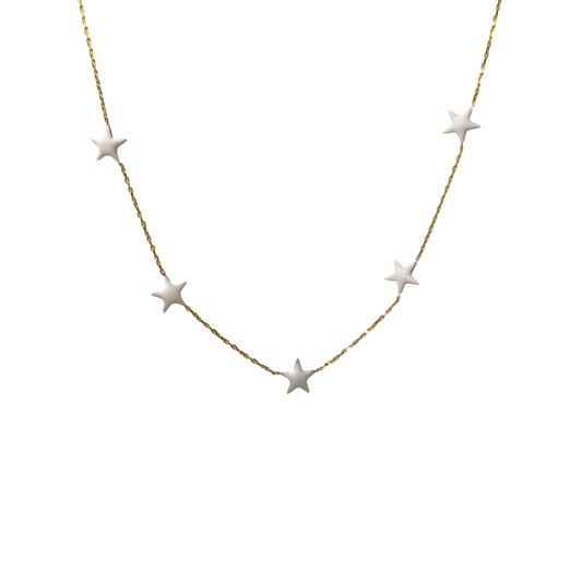 Enamel Multi Stars Choker