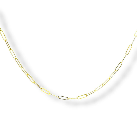Long Paperclip Necklace