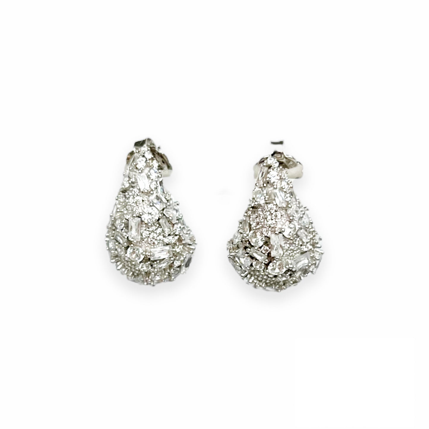 Big Crystals Drop Earrings