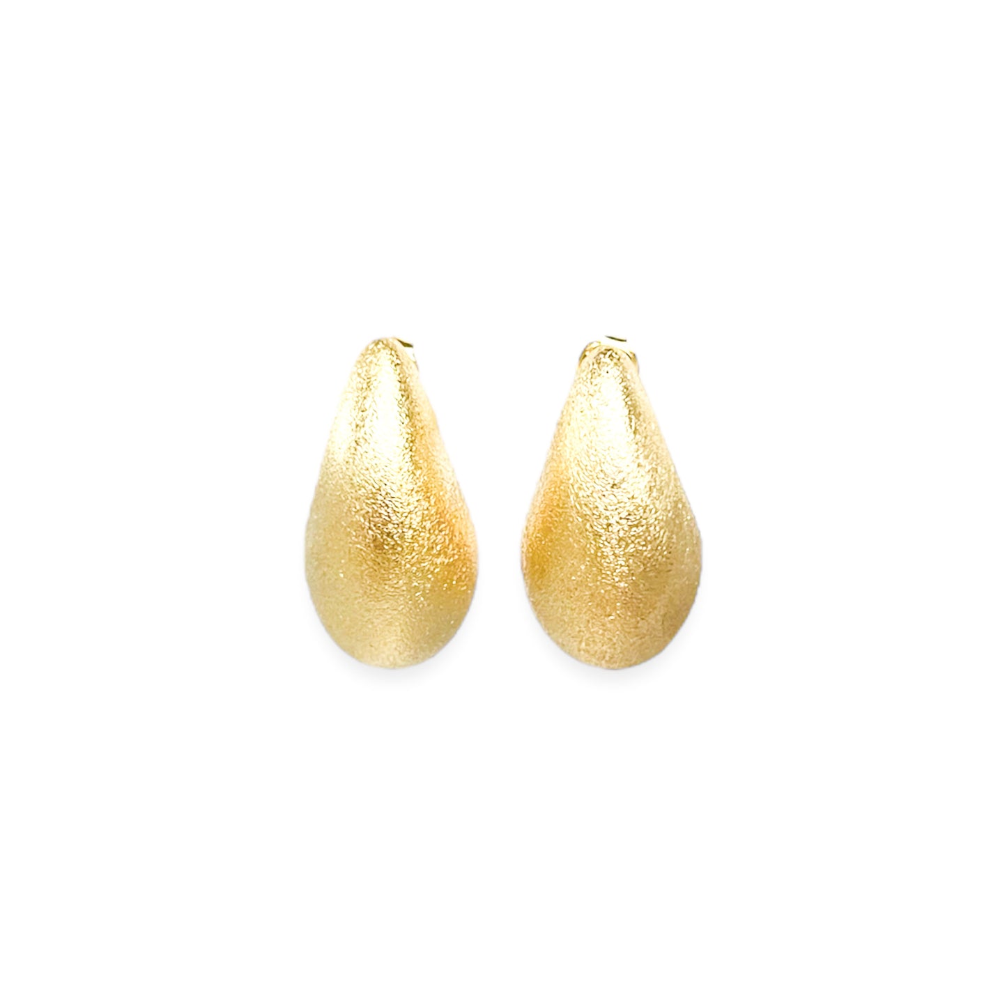 Big Textured Drop Earrings