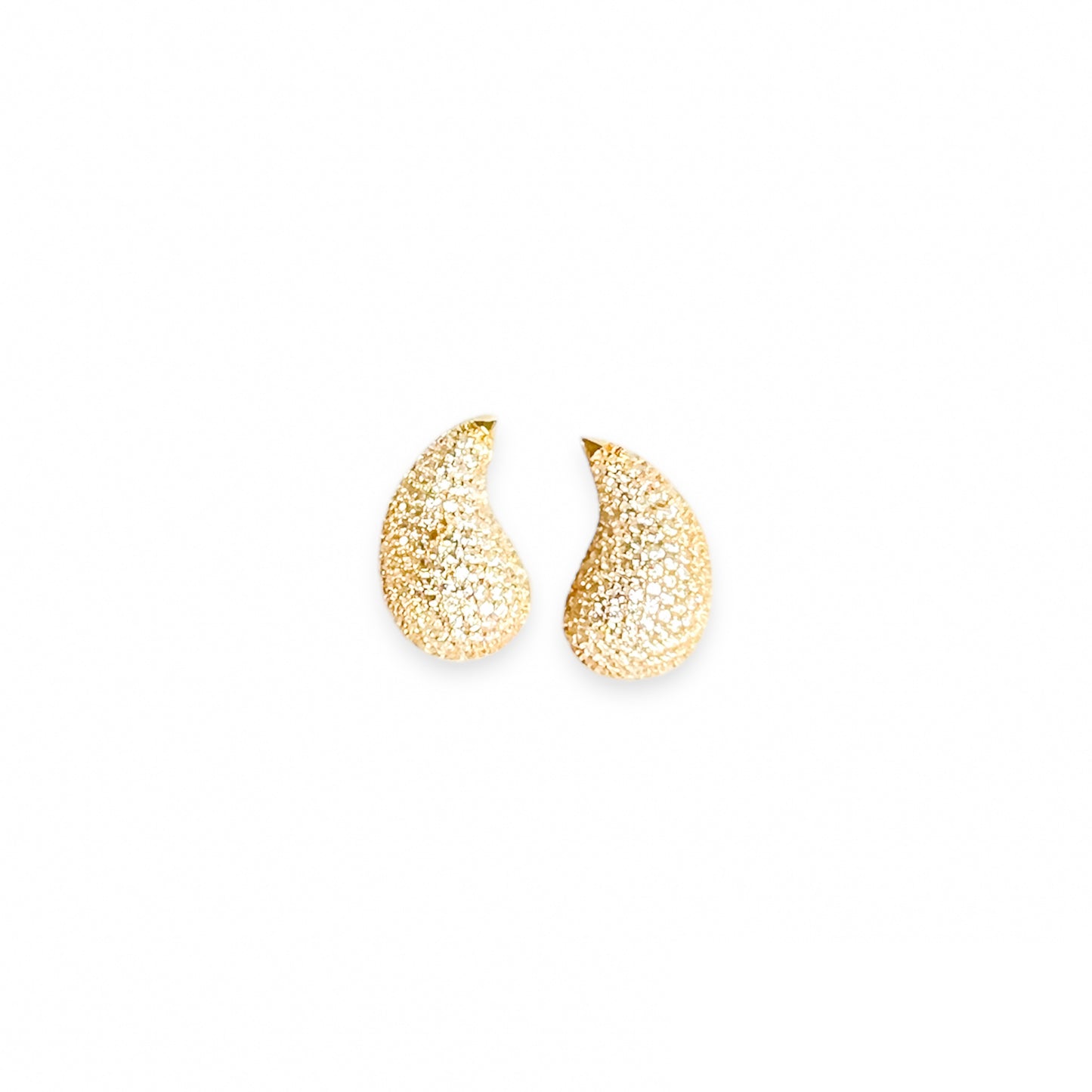 Small Pavé Drop Earrings