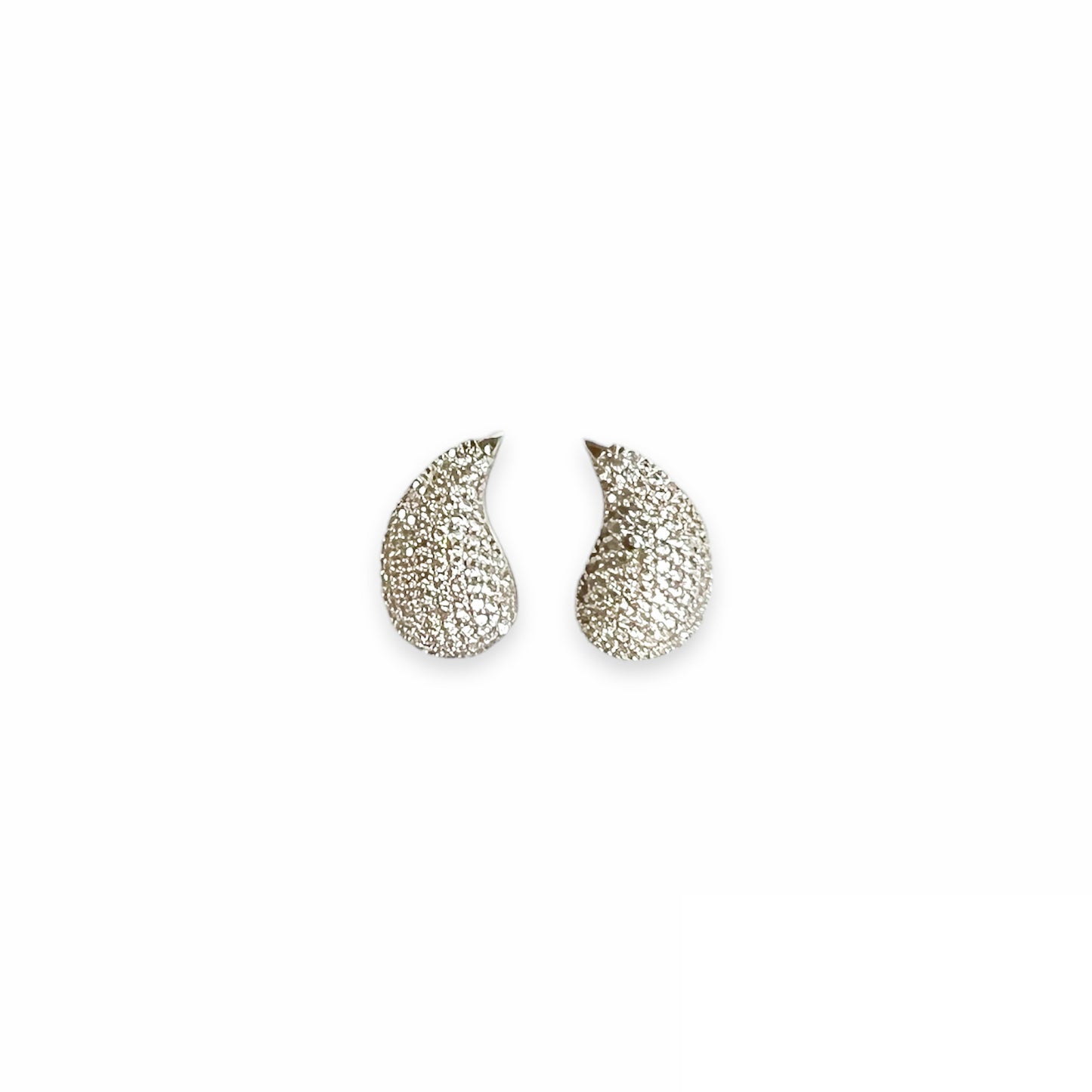 Small Pavé Drop Earrings