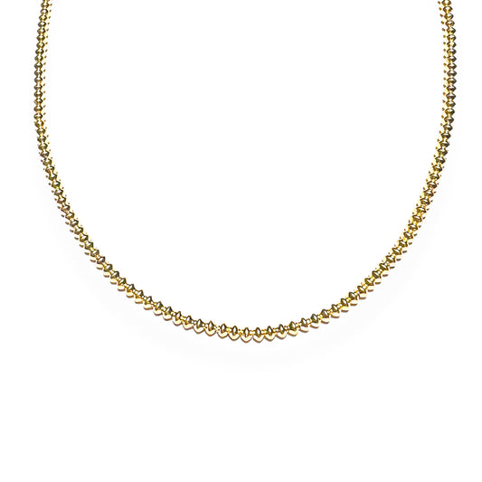 Mooncut Beaded Chain Necklace