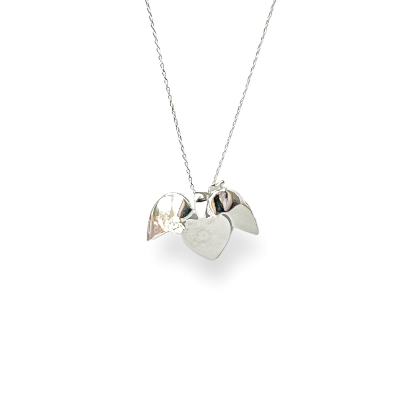 Engravable Bold Heart Mini Pavé Locket Necklace